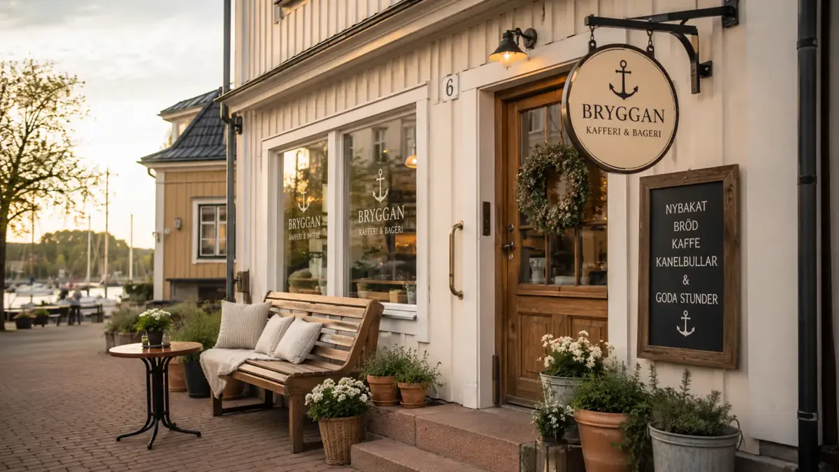 Bryggans caféfasad