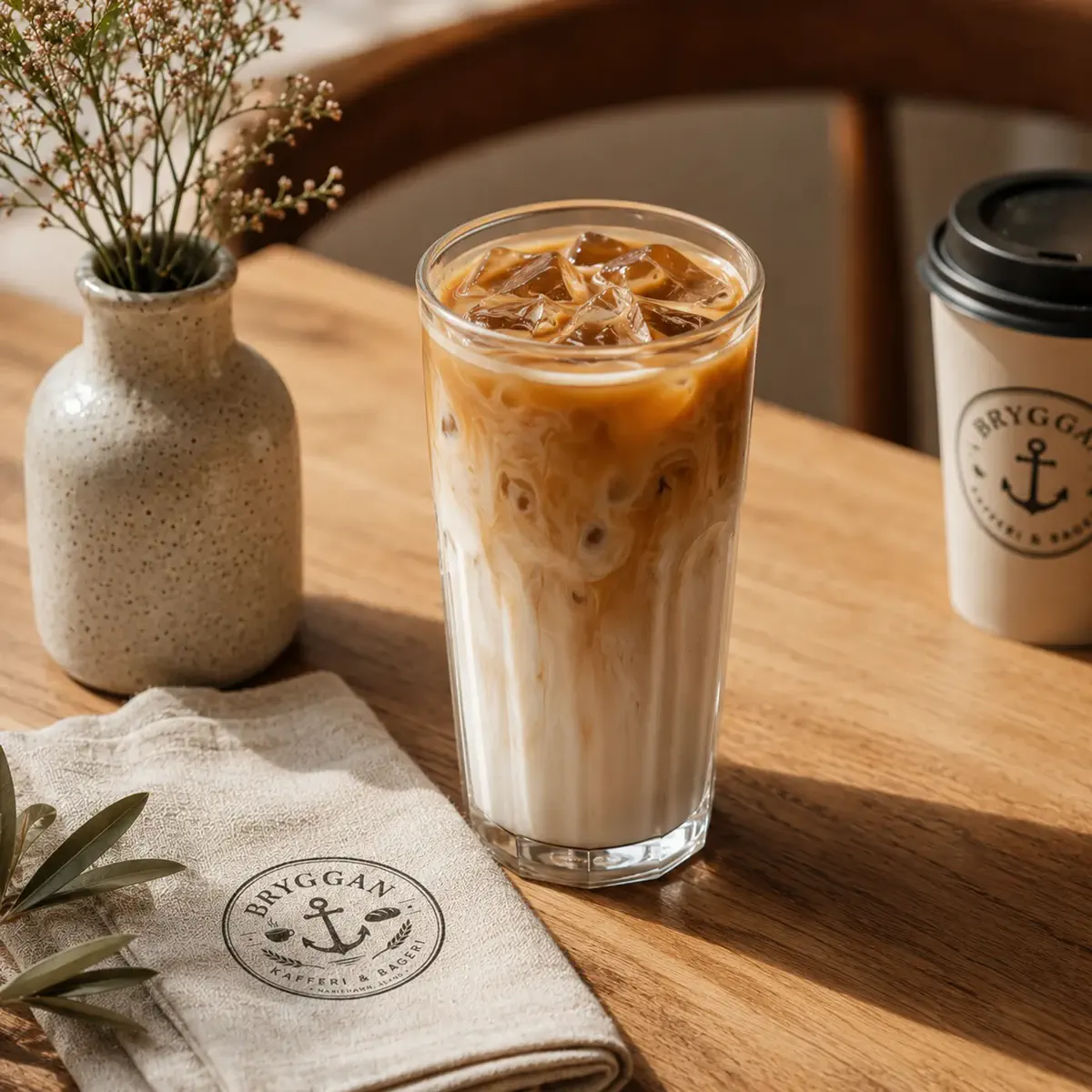 Islatte i glas